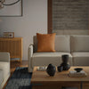 Rizzy Pillows T23410 Saddle Brown Room Image Feature