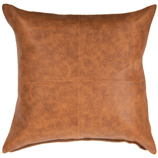 Rizzy Pillows T23410 Saddle Brown Room Image Feature