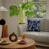 Rizzy Pillows T23545 Blue/ Natural Room Image Feature