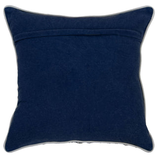 Rizzy Pillows T23545 Blue/ Natural Room Image Feature
