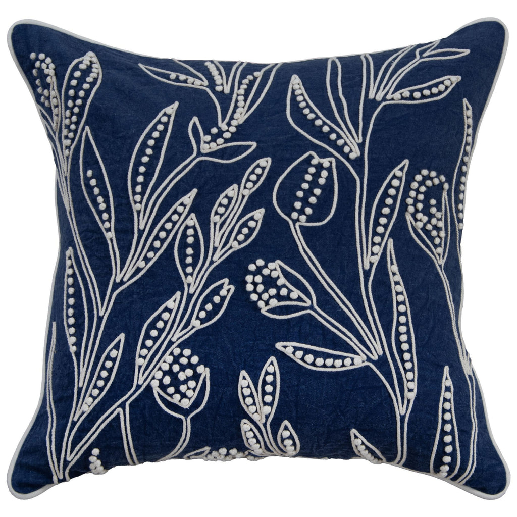 Rizzy Pillows T23545 Blue/ Natural main image