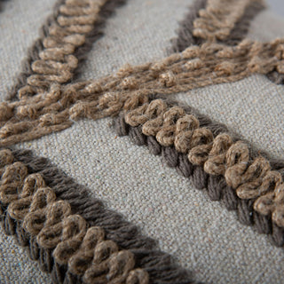 Rizzy Pillows T23595 Natural/ Brown Angle Image