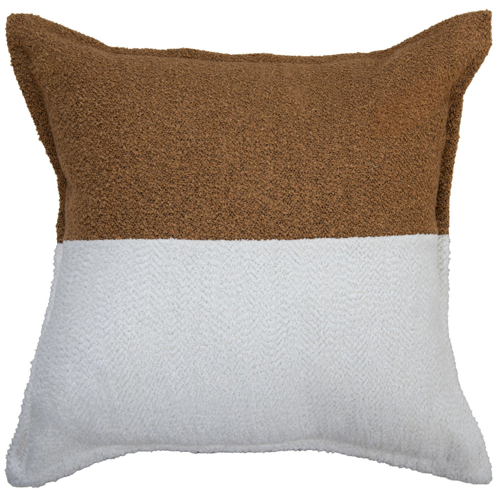 Rizzy Pillows T23726 Ivory/Brown main image