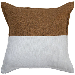 Rizzy Pillows T23726 Ivory/Brown main image