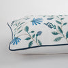 Rizzy Pillows T23769 Ivory/ Blue Edge Image