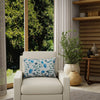 Rizzy Pillows T23769 Ivory/ Blue Room Image Feature