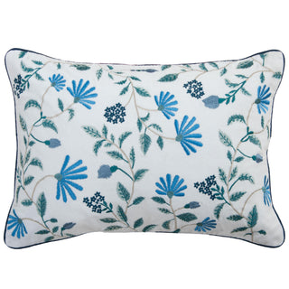 Rizzy Pillows T23769 Ivory/ Blue Main Image