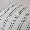 Rizzy Pillows T23790 White/Black Corner Image