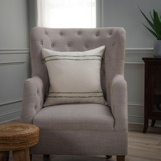Rizzy Donny Osmond Home T25051 Ivory / Green Room Image Feature