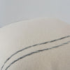 Rizzy Donny Osmond Home T25053 Ivory / Dark Grey Corner Image