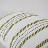 Rizzy Pillows T25087 White/Green Corner Image