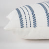 Rizzy Pillows T25091 White/Blue Edge Image