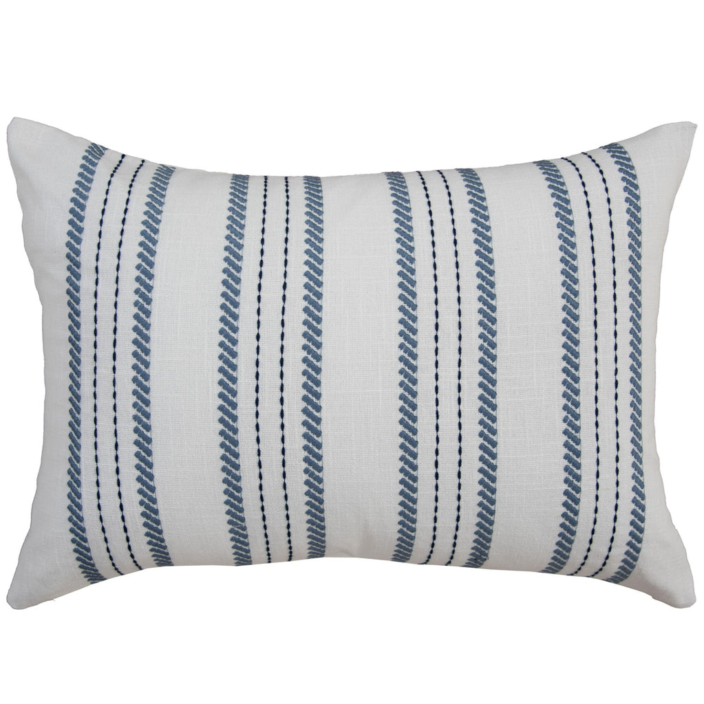 Rizzy Pillows T25091 White/Blue main image