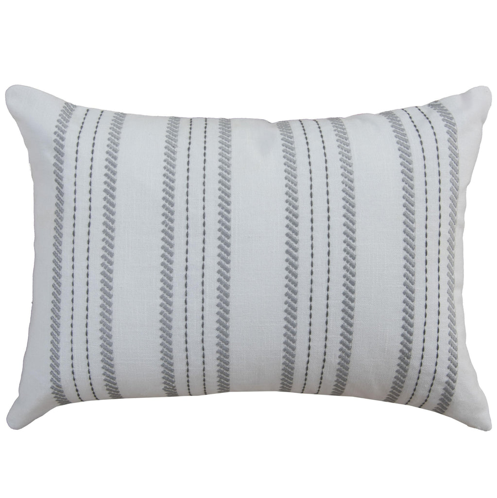 Rizzy Pillows T25093 White/Grey main image