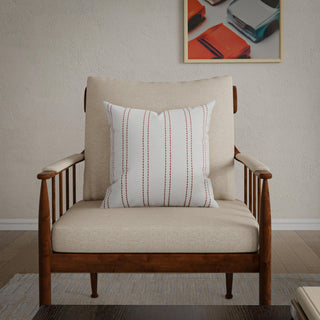 Rizzy Pillows T25099 White/Rust Room Image Feature