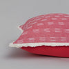 Rizzy Pillows T25101 White/Red Edge Image