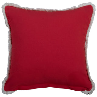 Rizzy Pillows T25101 White/Red Room Image Feature