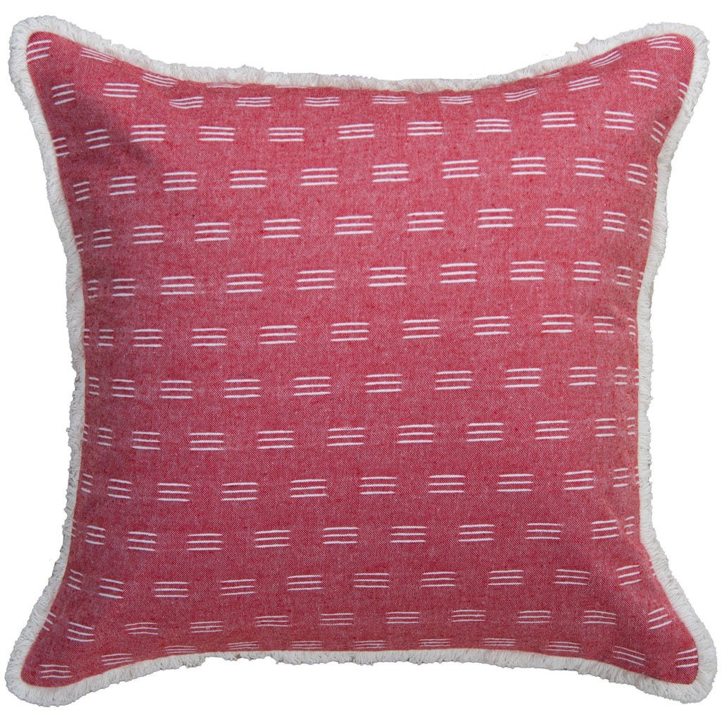 Rizzy Pillows T25101 White/Red main image