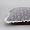 Rizzy Pillows T25104 White/ Coffee Edge Image