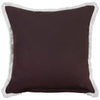 Rizzy Pillows T25104 White/ Coffee Room Image Feature
