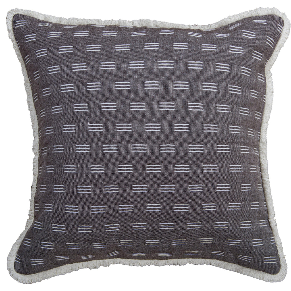 Rizzy Pillows T25104 White/ Coffee main image