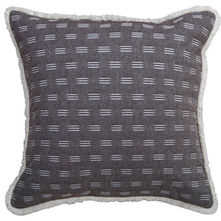 Rizzy Pillows T25104 White/ Coffee main image