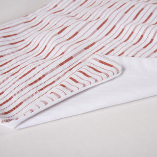 Rizzy Pillows T25106 White/Terracottoa Detail Image