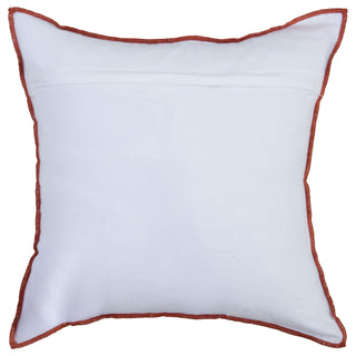 Rizzy Pillows T25106 White/Terracottoa Room Image Feature