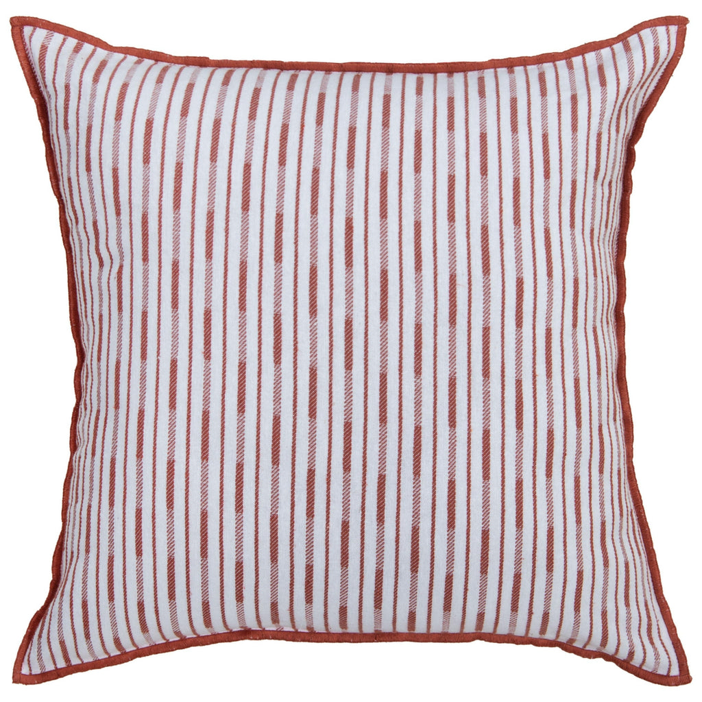 Rizzy Pillows T25106 White/Terracottoa main image