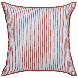 Rizzy Pillows T25106 White/Terracottoa main image