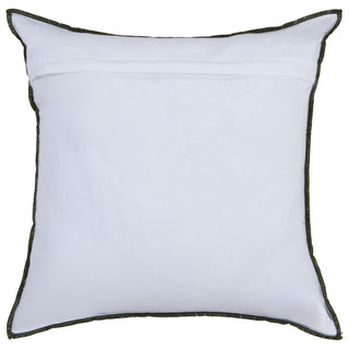 Rizzy Pillows T25111 White/Green Room Image Feature