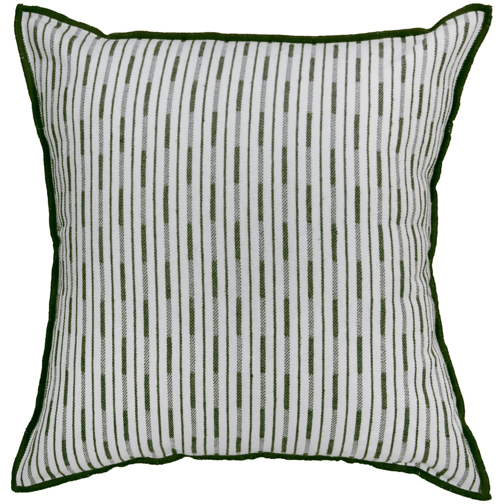 Rizzy Pillows T25111 White/Green main image