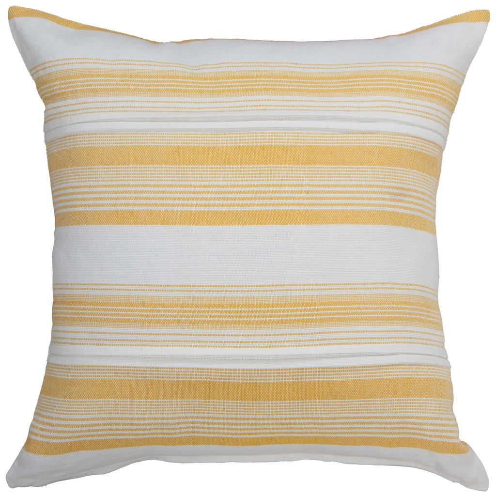 Rizzy Pillows T25117 White / Yellow main image