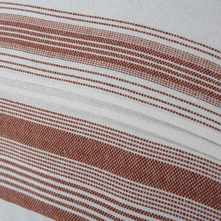 Rizzy Pillows T25120 White/Rust Angle Image