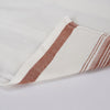 Rizzy Pillows T25120 White/Rust Detail Image