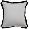Rizzy Pillows T25733 Ivory/Black Room Image Feature