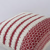 Rizzy Pillows T27071 Red/ Natural Corner Image