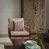Rizzy Pillows T27071 Red/ Natural Room Image Feature