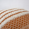 Rizzy Pillows T27075 Orange/ Natural Corner Image