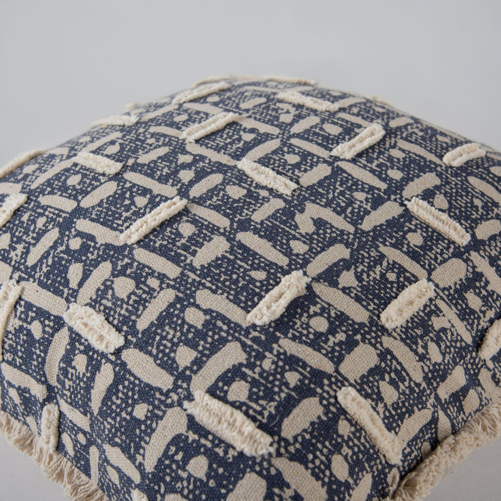 Rizzy Pillows T27077 Blue/ Natural Corner Image