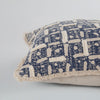 Rizzy Pillows T27077 Blue/ Natural Edge Image