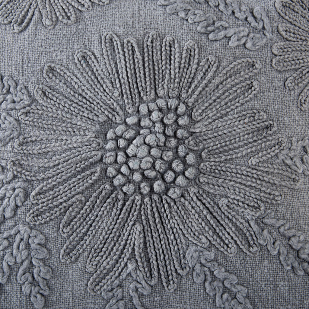 Rizzy Pillows T27081 Grey Corner Image