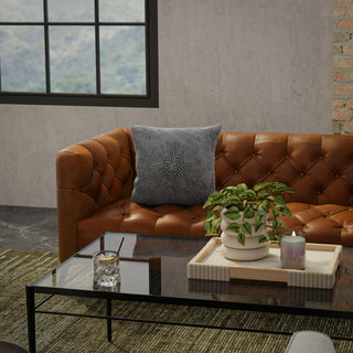 Rizzy Pillows T27081 Grey Room Image Feature