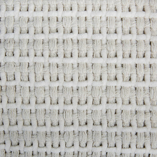 Rizzy Poufs T27085 Off White Corner Image