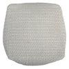 Rizzy Poufs T27085 Off White Detail Image