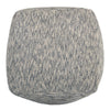Rizzy Poufs T27086 Natural / Blue Detail Image