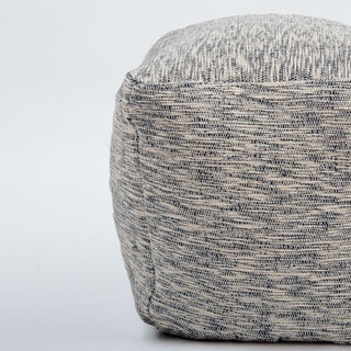 Rizzy Poufs T27086 Natural / Blue Edge Image