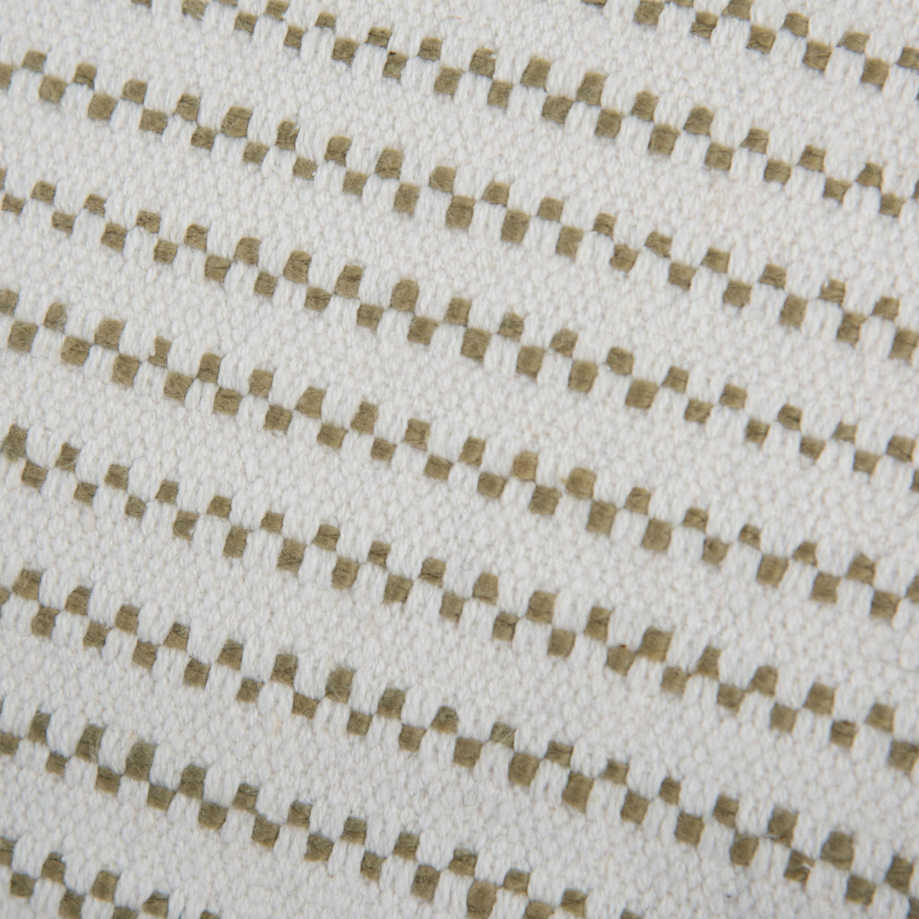 Rizzy Poufs T27088 Ivory / Green Corner Image