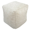 Rizzy Poufs T27088 Ivory / Green Main Image