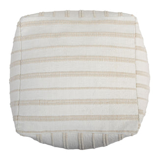 Rizzy Poufs T27089 Ivory / Natural Detail Image